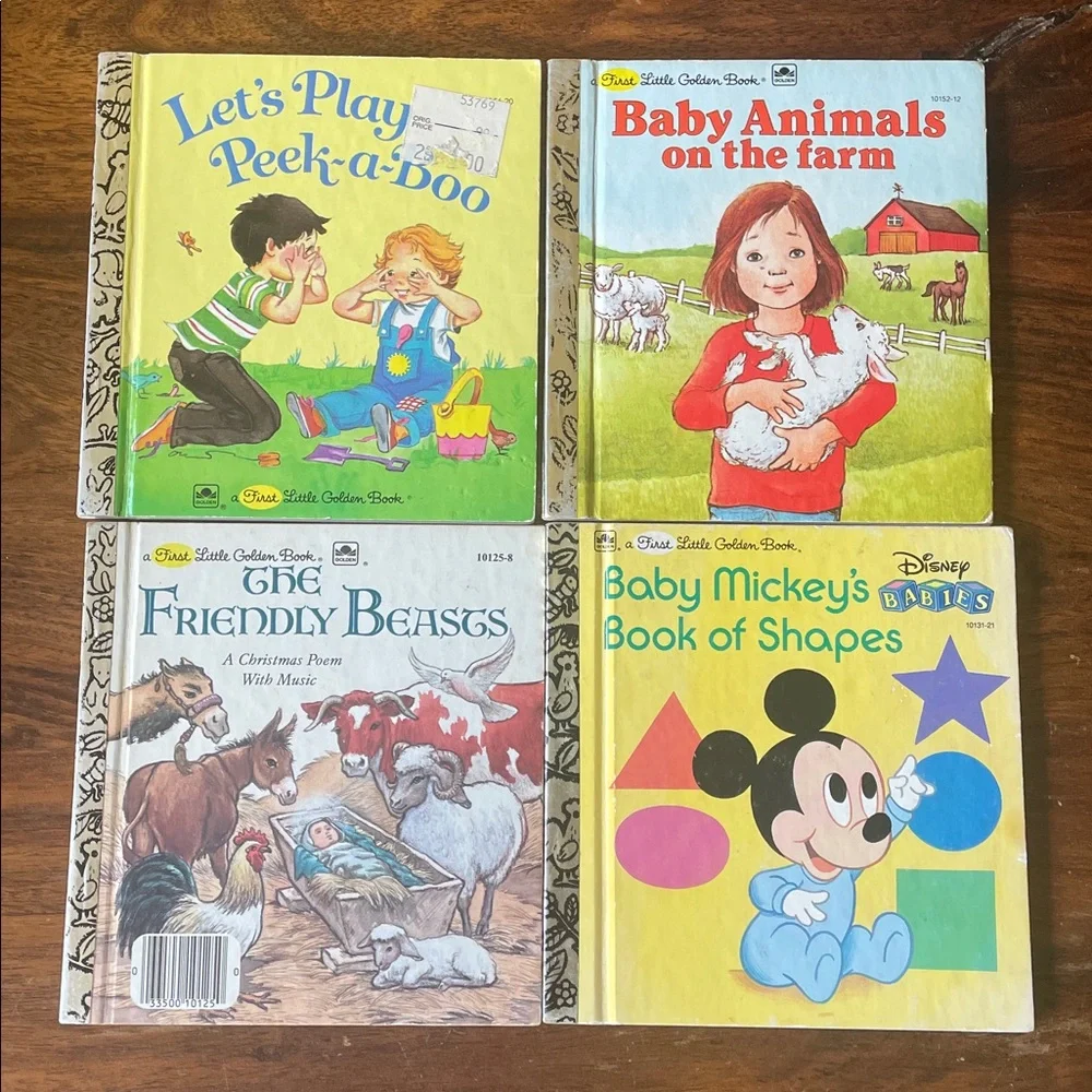 14 Vintage First Little Golden Books 70s 80s -  5.5”x 5.5” Small Tiny Mini Size - Picture 11 of 14